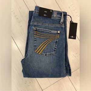 7 For All Mankind Dojo Original Jeans Women's Trousers NWT Size 26 7FAMK